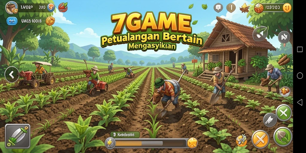 Tampilan gameplay 7GAME yang seru dan menarik.