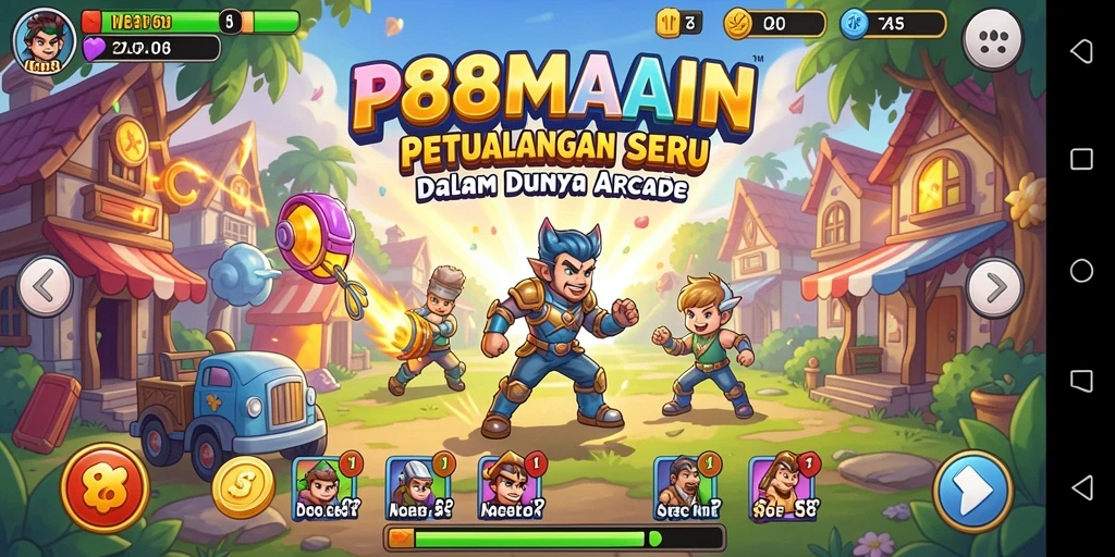 Tampilan seru dari gameplay <strong>88MAIN</strong> dalam dunia arcade penuh tantangan.