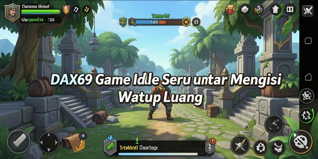 Screenshot utama DAX69 menampilkan gameplay seru dan intuitif.