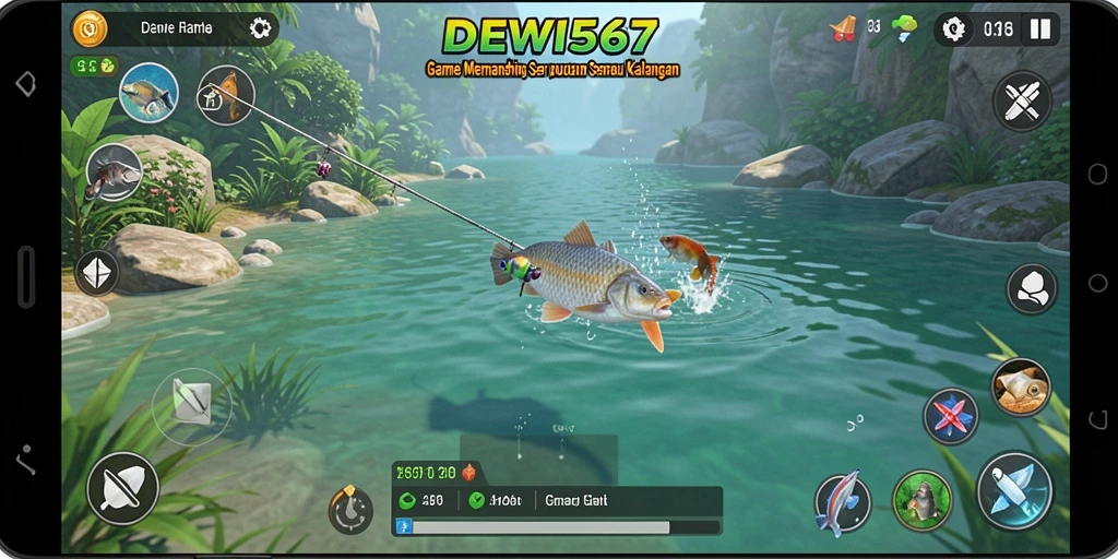 Tangkapan ikan yang luar biasa di DEWI567.