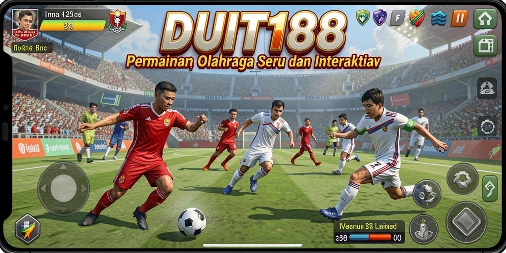 Tangkapan layar gameplay DUIT188 menampilkan aksi olahraga yang mendebarkan.