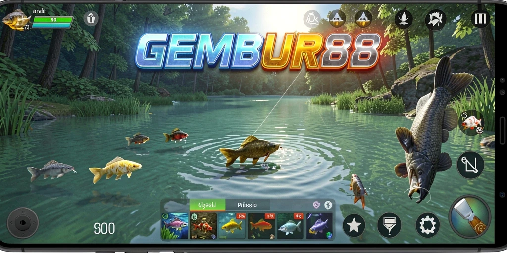 Tangkapan ikan yang menakjubkan dalam gameplay GEMBUR88.