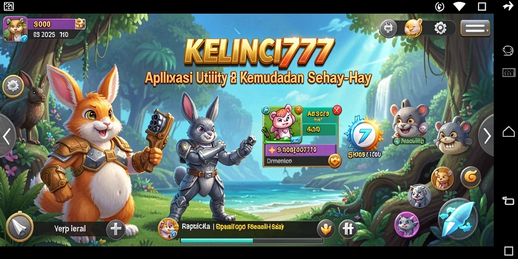 Tampilan screenshot utama KELINCI777 dengan antarmuka yang user-friendly.