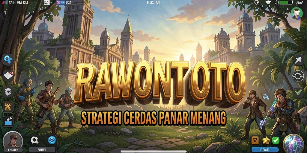 Tampilan gameplay menegangkan dari RAWONTOTO dengan strategi yang kompleks.