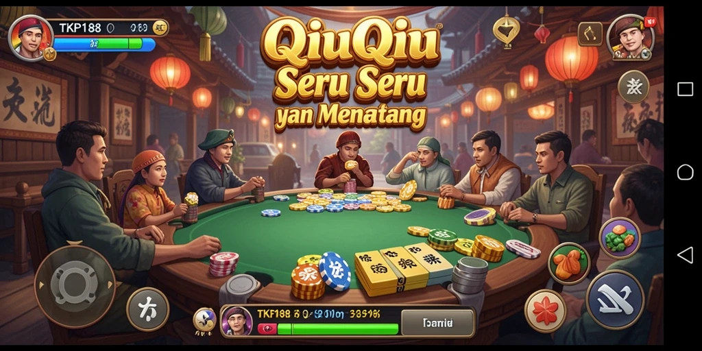 Screenshot gameplay QiuQiu yang menegangkan di TKP188.