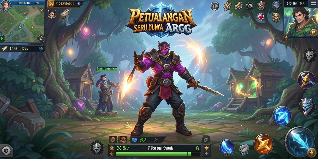 Tampilan screenshot V07 menunjukkan aksi pertempuran seru dalam gameplay ARPG.