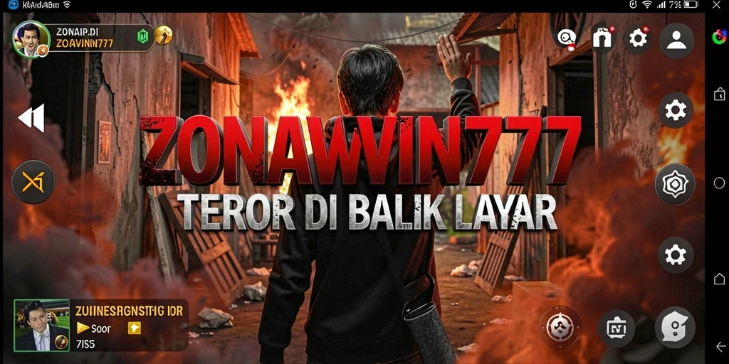 Tampak gameplay ZONAWIN777 yang menegangkan dan menyeramkan.